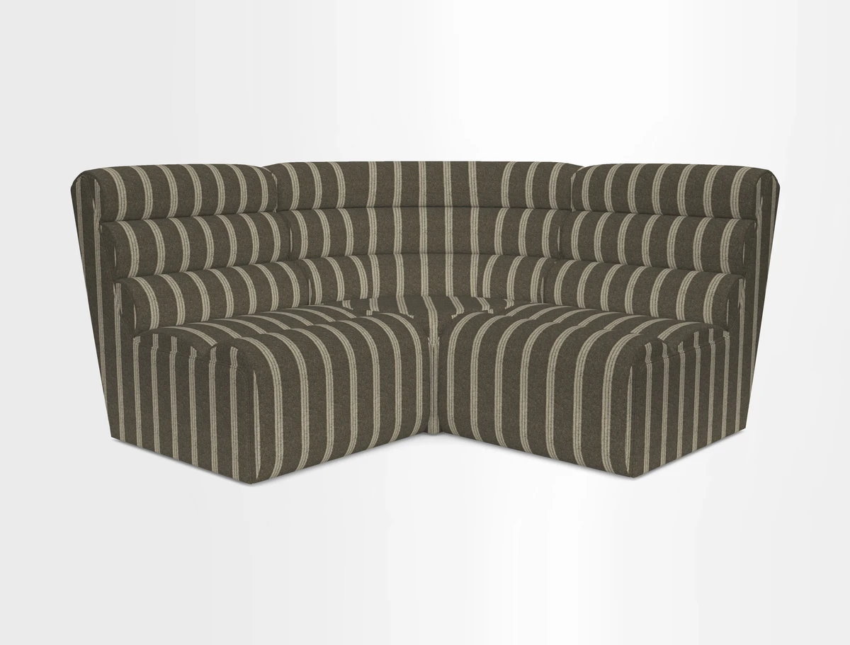 Aspect modular corner group RHF in Harpers Bazaar Houndstooth Cobalt