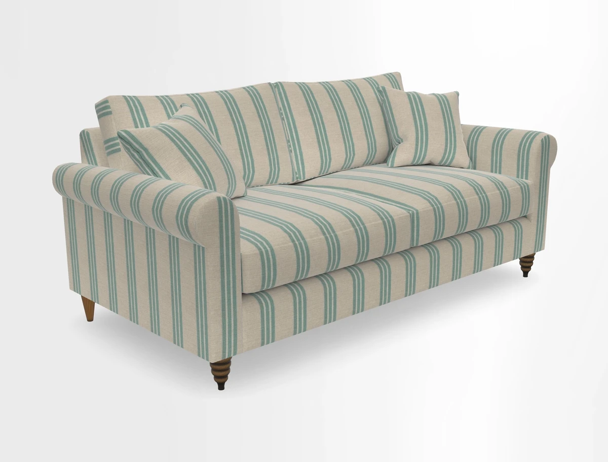 Apuldram 3 Seater Sofa in Clever Cotton Mix Mineral 
