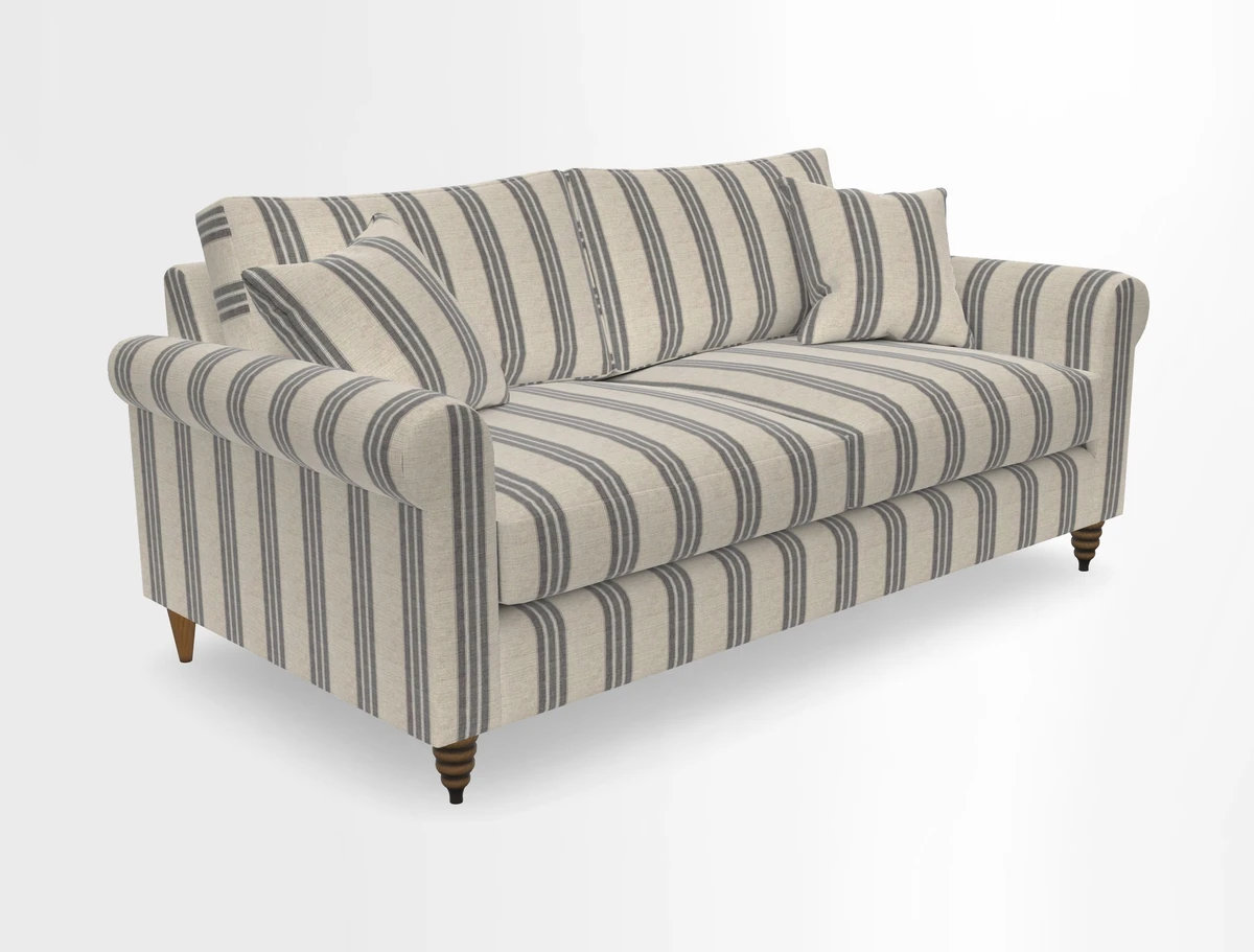 Apuldram 3 Seater Sofa in Clever Cotton Mix Mineral 
