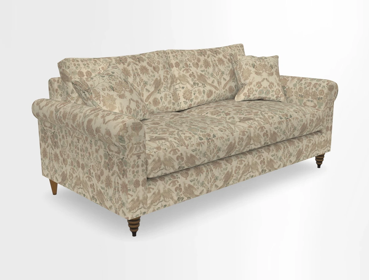 Apuldram 3 Seater Sofa in Clever Cotton Mix Mineral 