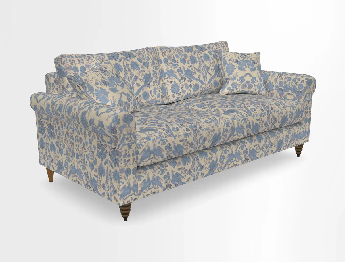 Apuldram 3 Seater Sofa in Clever Cotton Mix Mineral 