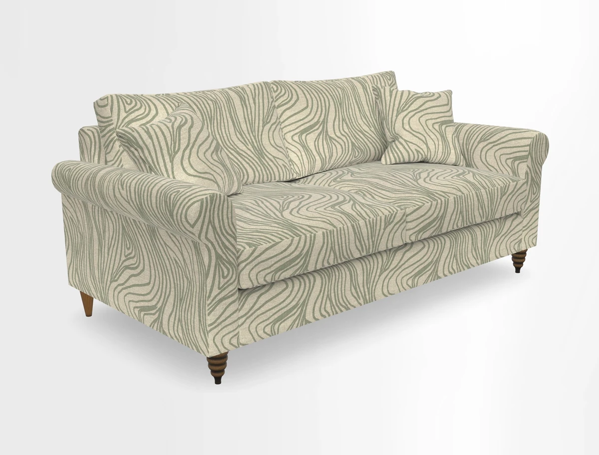 Apuldram 3 Seater Sofa in Clever Cotton Mix Mineral 
