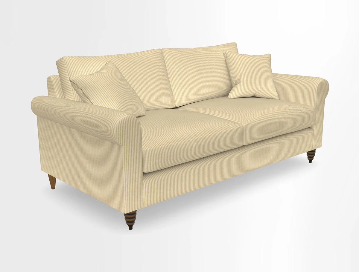 Apuldram 3 Seater Sofa in Clever Cotton Mix Mineral 