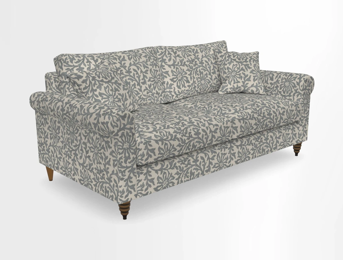 Apuldram 3 Seater Sofa in Clever Cotton Mix Mineral 