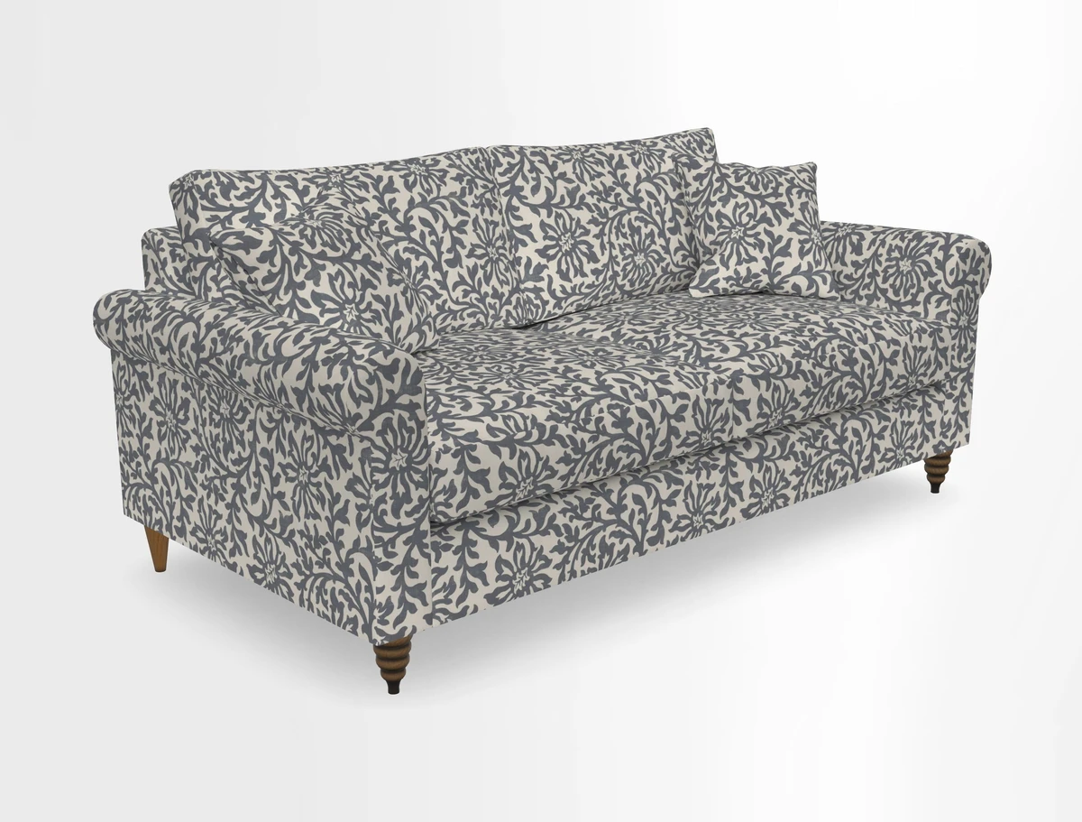 Apuldram 3 Seater Sofa in Clever Cotton Mix Mineral 