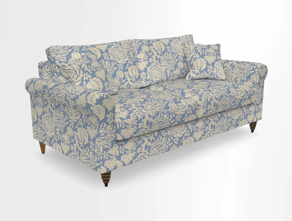 Apuldram 3 Seater Sofa in Clever Cotton Mix Mineral 