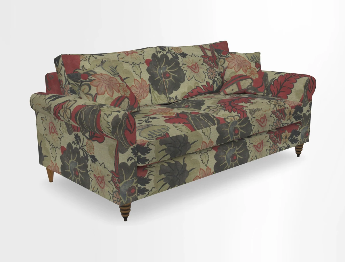 Apuldram 3 Seater Sofa in Clever Cotton Mix Mineral 