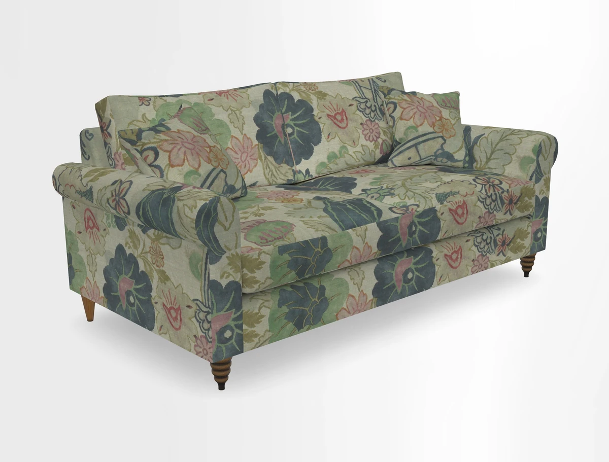 Apuldram 3 Seater Sofa in Clever Cotton Mix Mineral 