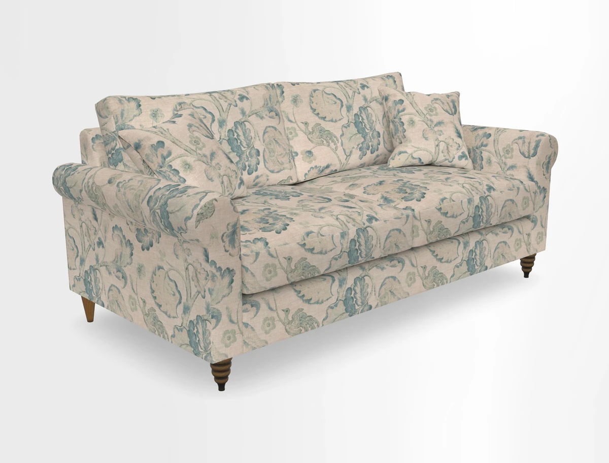 Apuldram 3 Seater Sofa in Clever Cotton Mix Mineral 