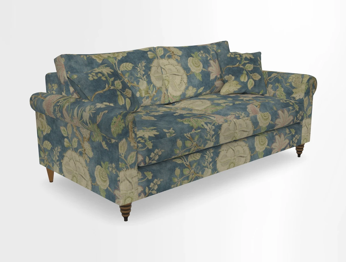 Apuldram 3 Seater Sofa in Clever Cotton Mix Mineral 
