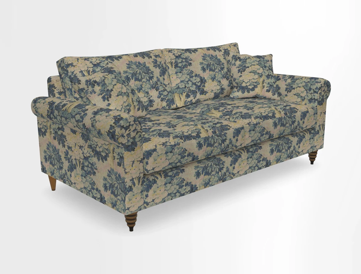 Apuldram 3 Seater Sofa in Clever Cotton Mix Mineral 