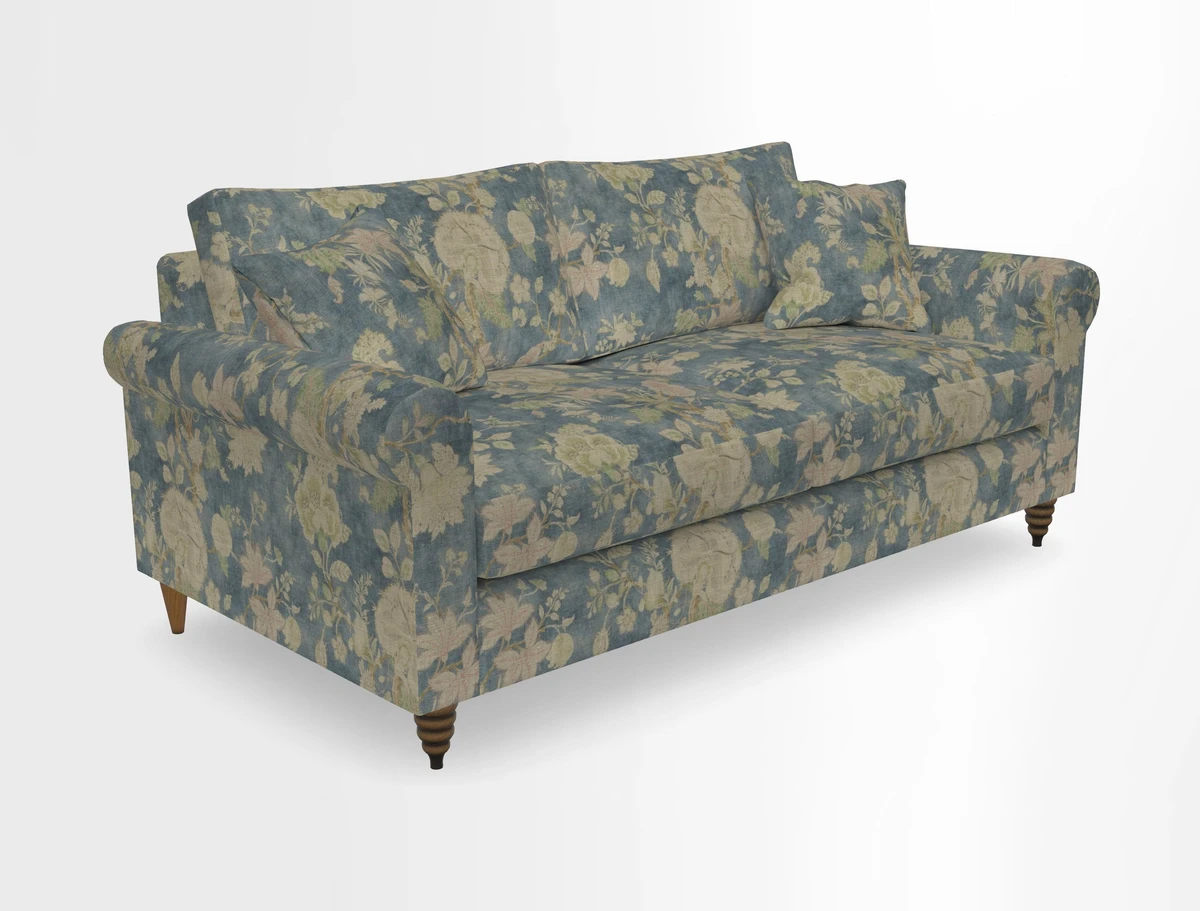 Apuldram 3 Seater Sofa in Clever Cotton Mix Mineral 