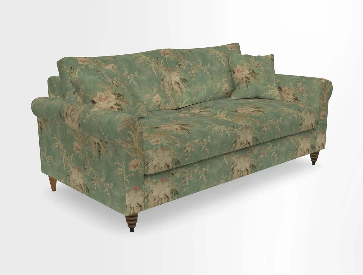 Apuldram 3 Seater Sofa in Clever Cotton Mix Mineral 