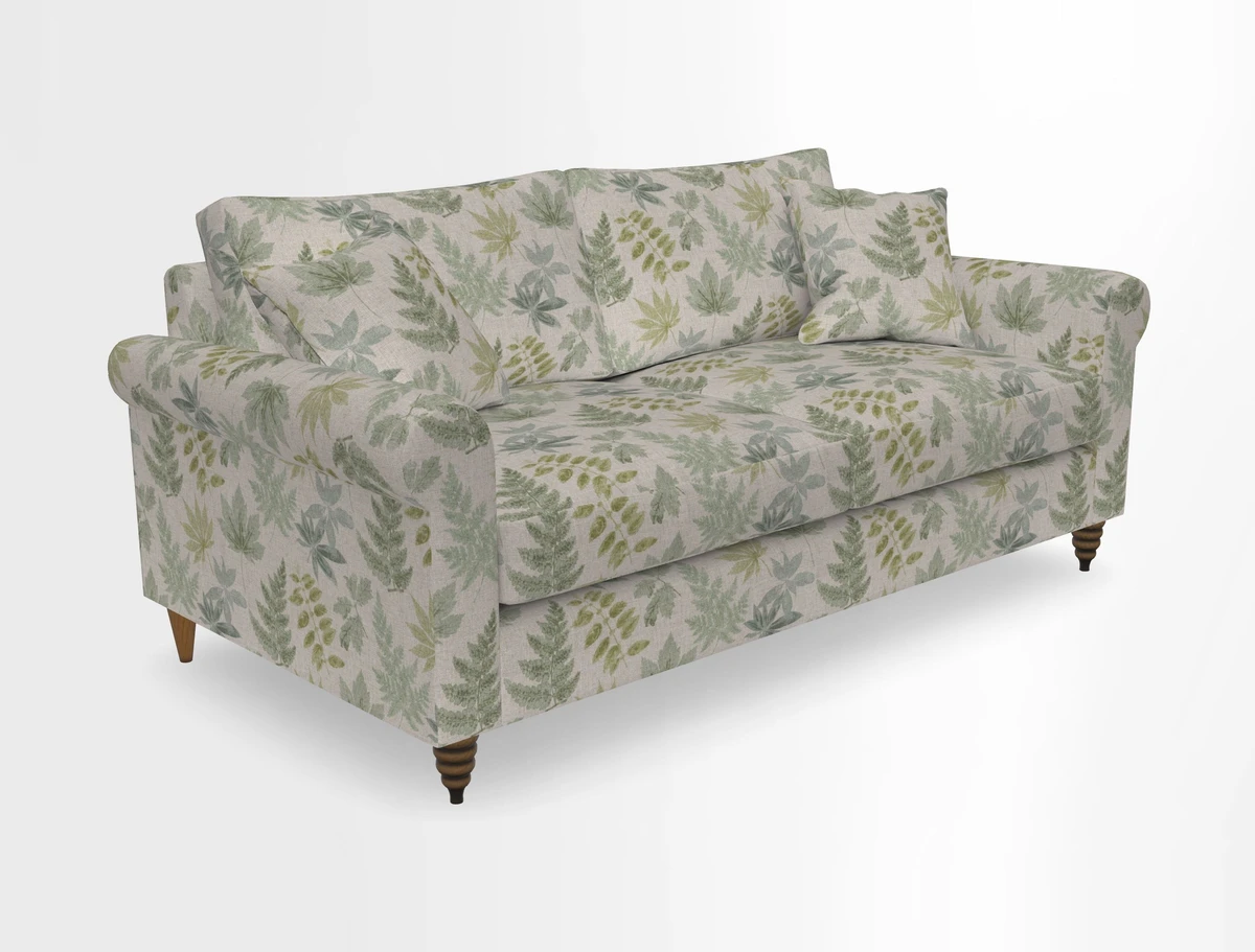 Apuldram 3 Seater Sofa in Clever Cotton Mix Mineral 