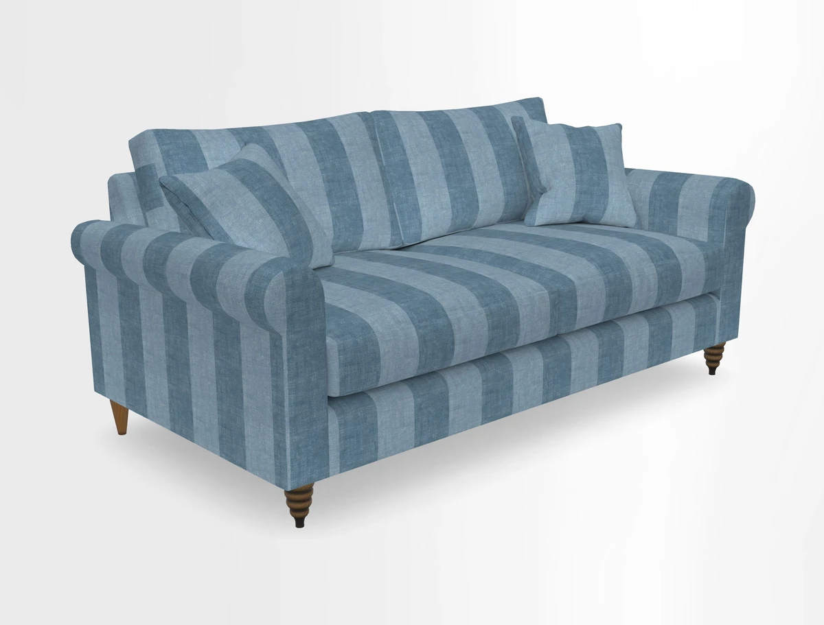 Apuldram 3 Seater Sofa in Clever Cotton Mix Mineral 