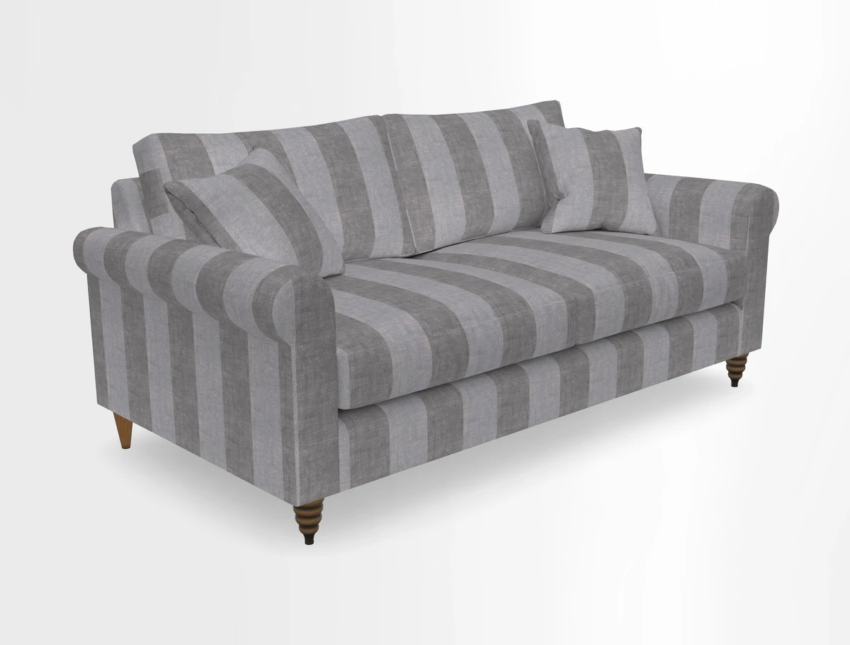 Apuldram 3 Seater Sofa in Clever Cotton Mix Mineral 