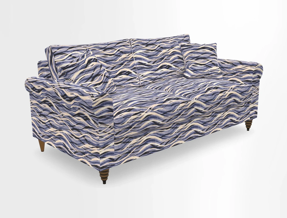 Apuldram 3 Seater Sofa in Clever Cotton Mix Mineral 