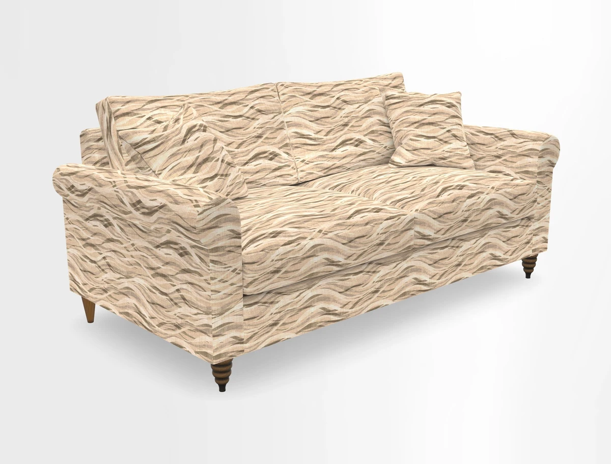 Apuldram 3 Seater Sofa in Clever Cotton Mix Mineral 