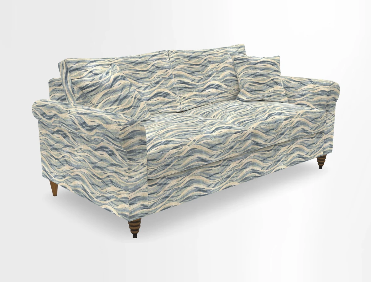 Apuldram 3 Seater Sofa in Clever Cotton Mix Mineral 