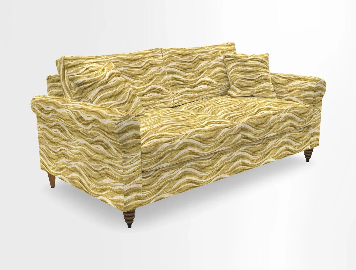 Apuldram 3 Seater Sofa in Clever Cotton Mix Mineral 