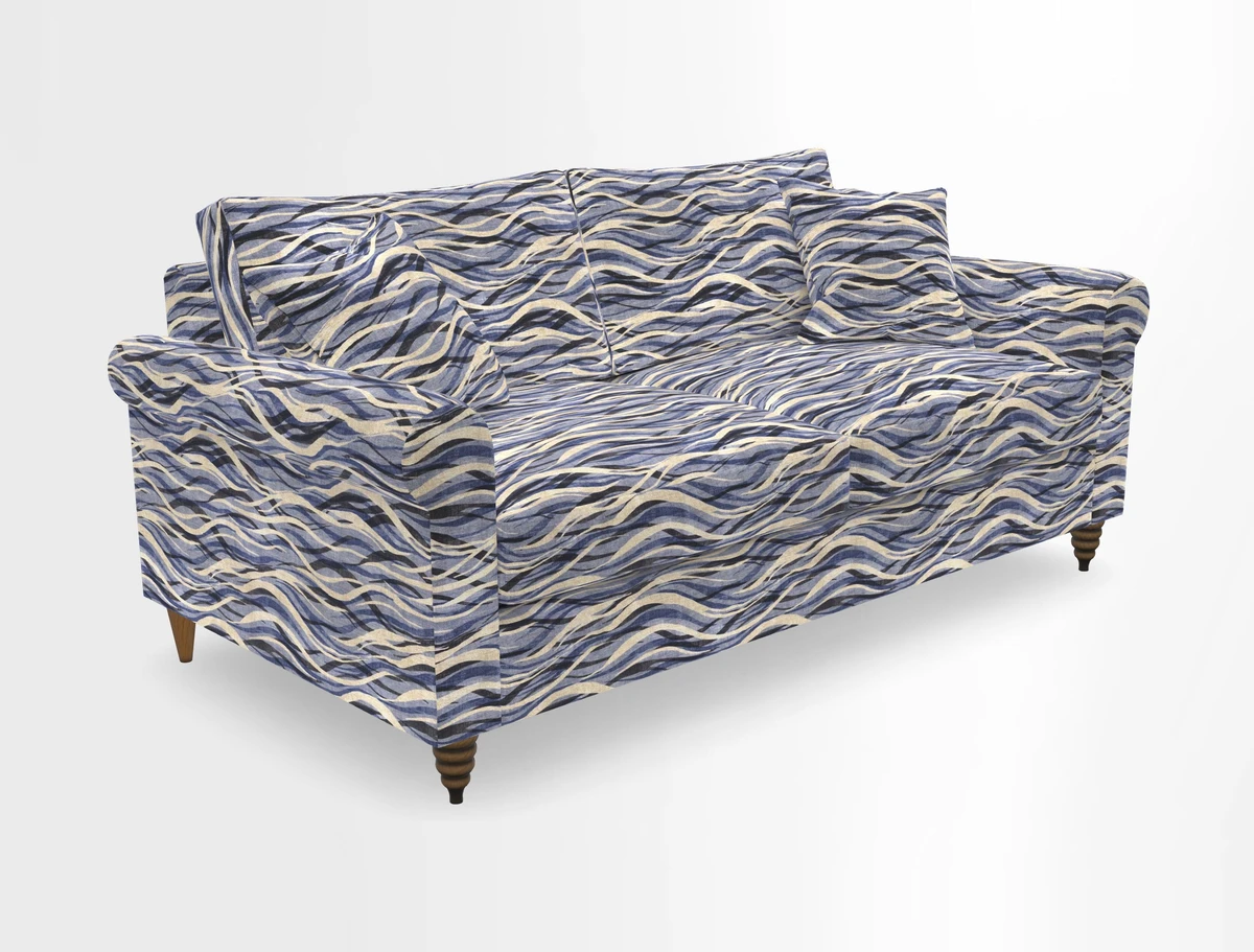 Apuldram 3 Seater Sofa in Clever Cotton Mix Mineral 