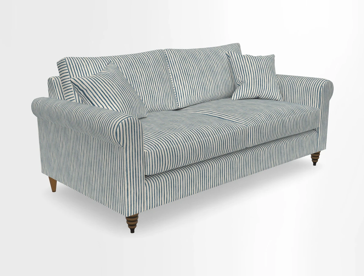 Apuldram 3 Seater Sofa in Clever Cotton Mix Mineral 