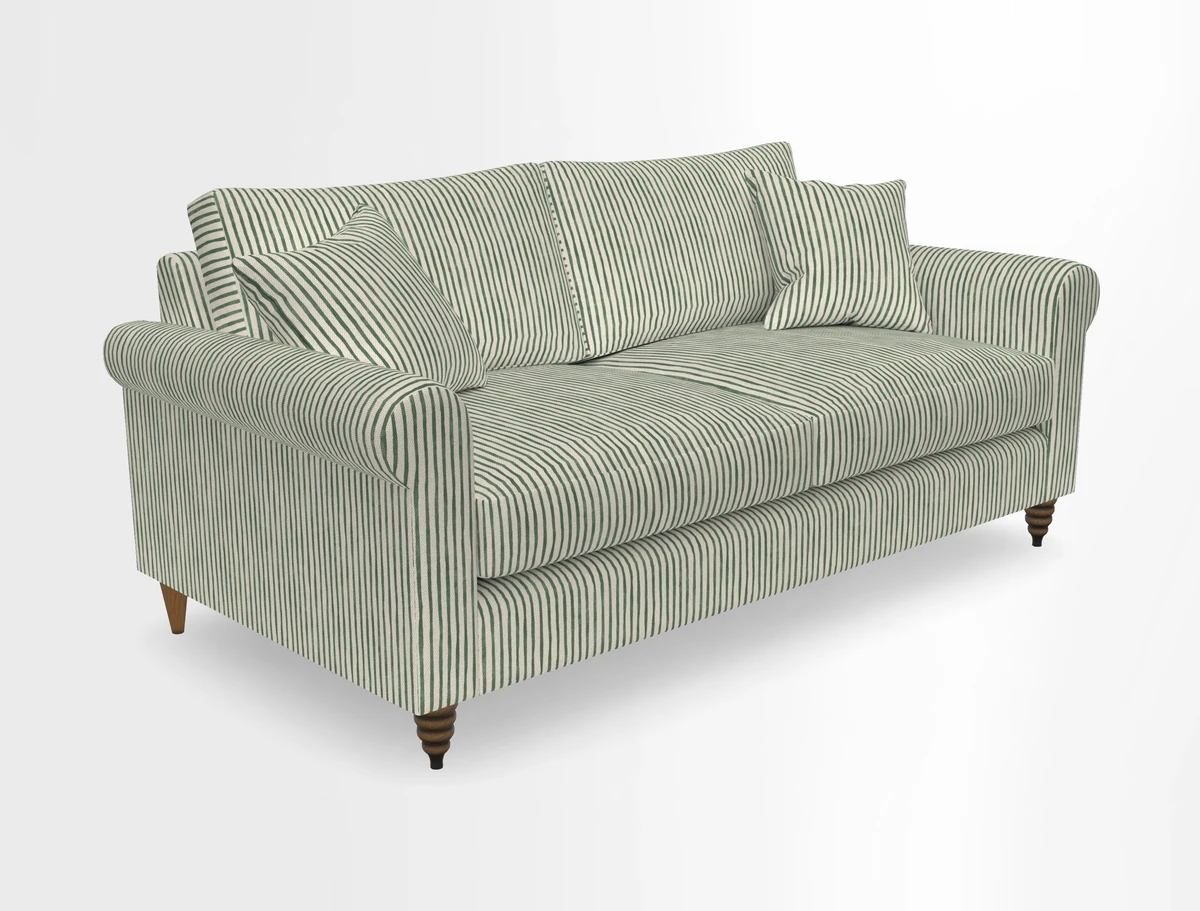 Apuldram 3 Seater Sofa in Clever Cotton Mix Mineral 