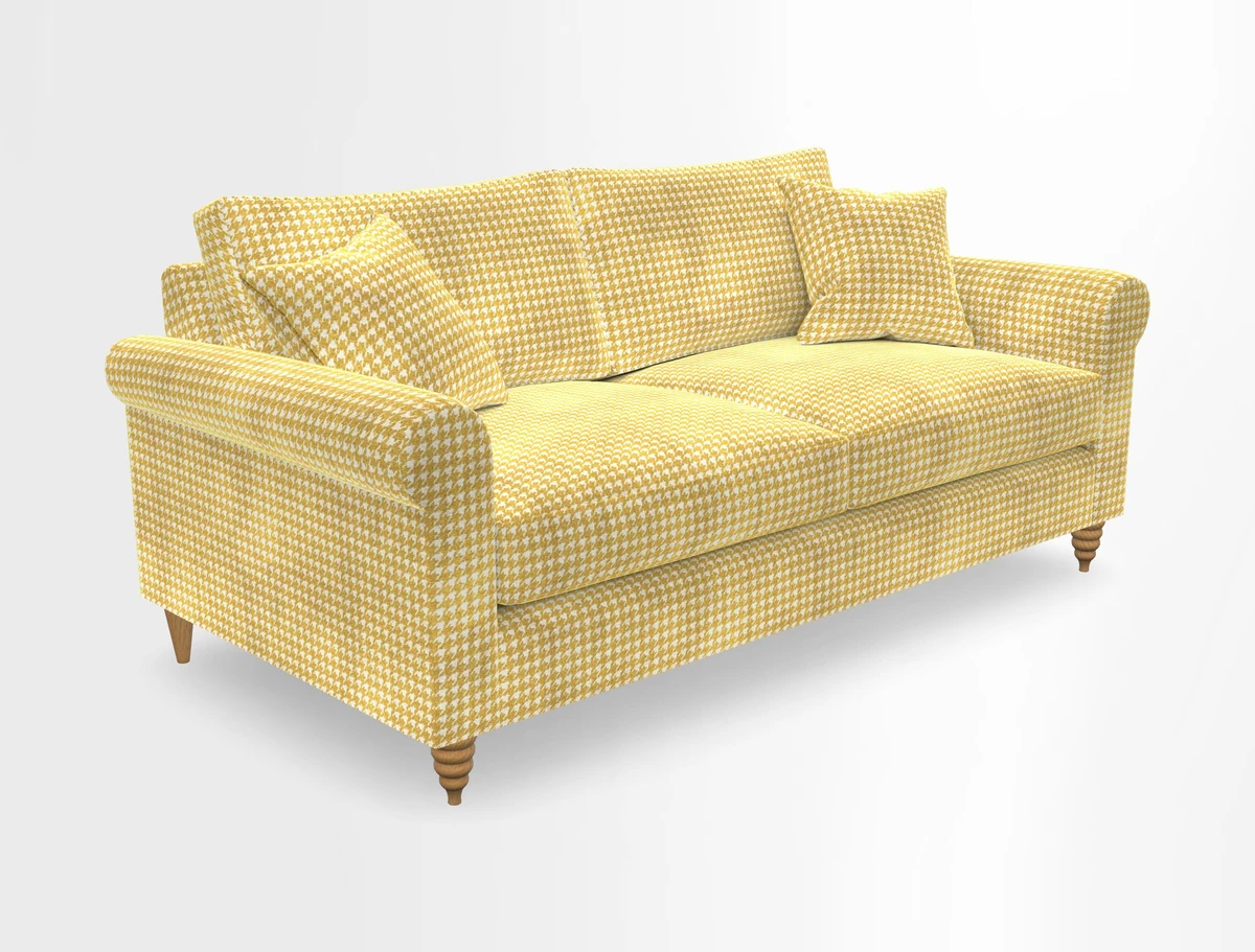 Apuldram 3 Seater Sofa in Clever Cotton Mix Mineral 