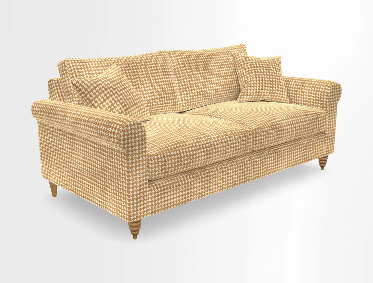 Apuldram 3 Seater Sofa in Clever Cotton Mix Mineral 
