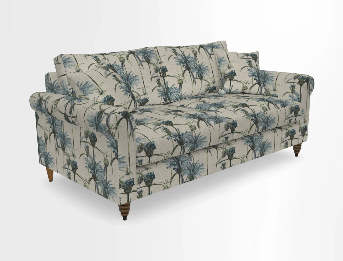 Apuldram 3 Seater Sofa in Clever Cotton Mix Mineral 