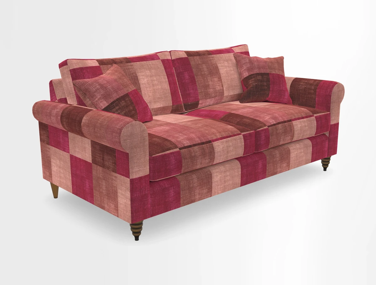 Apuldram 3 Seater Sofa in Clever Cotton Mix Mineral 