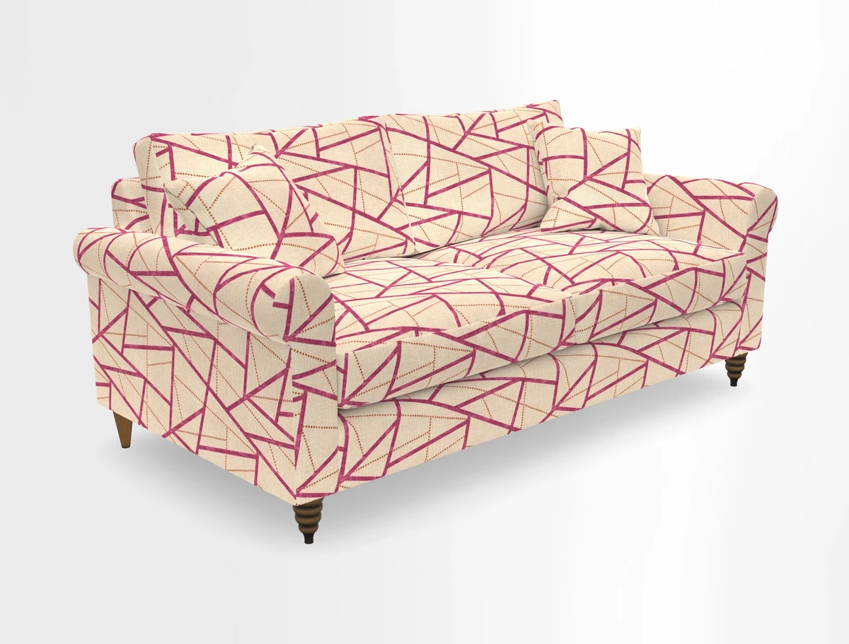Apuldram 3 Seater Sofa in Clever Cotton Mix Mineral 