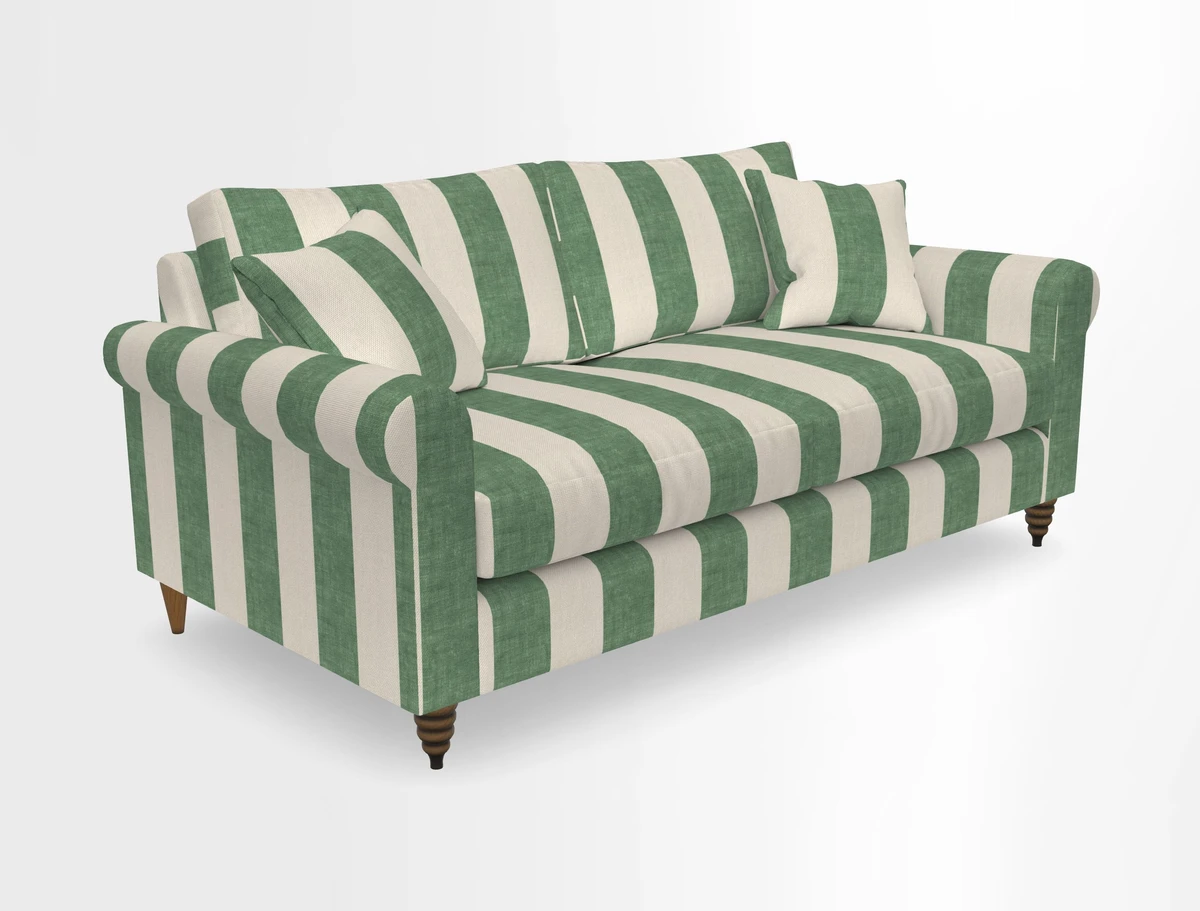 Apuldram 3 Seater Sofa in Clever Cotton Mix Mineral 