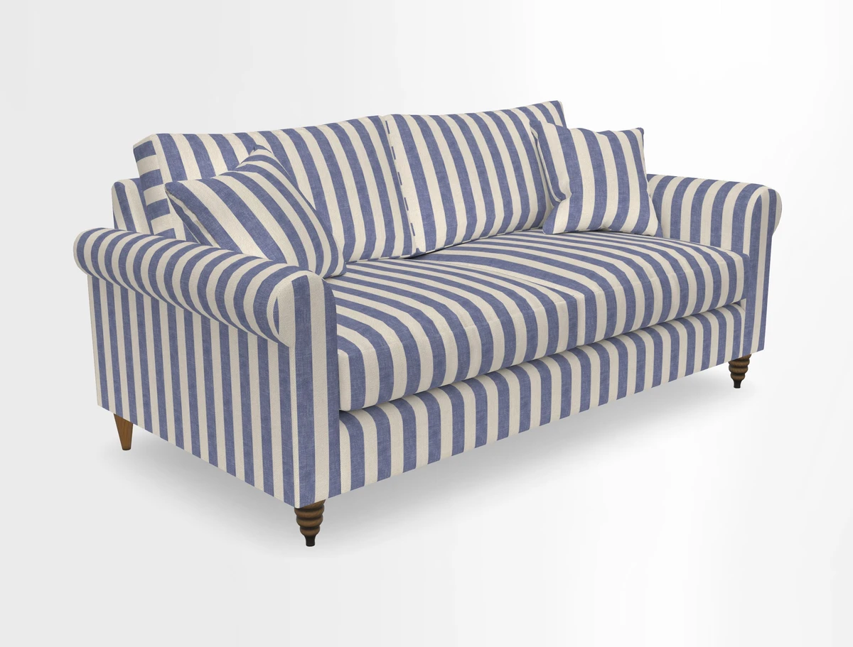 Apuldram 3 Seater Sofa in Clever Cotton Mix Mineral 