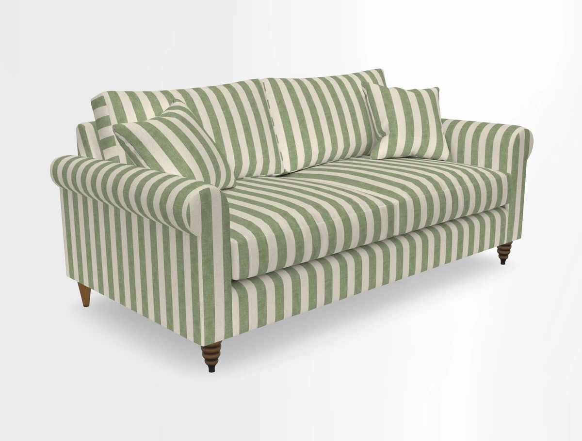 Apuldram 3 Seater Sofa in Clever Cotton Mix Mineral 