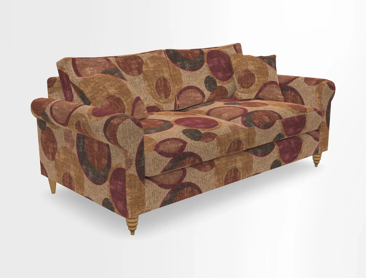 Apuldram 3 Seater Sofa in Clever Cotton Mix Mineral 