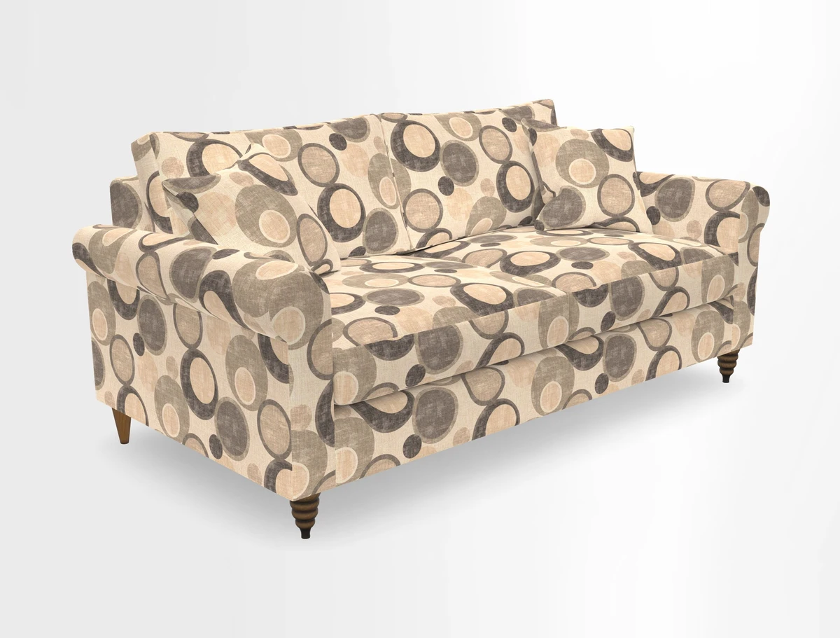 Apuldram 3 Seater Sofa in Clever Cotton Mix Mineral 