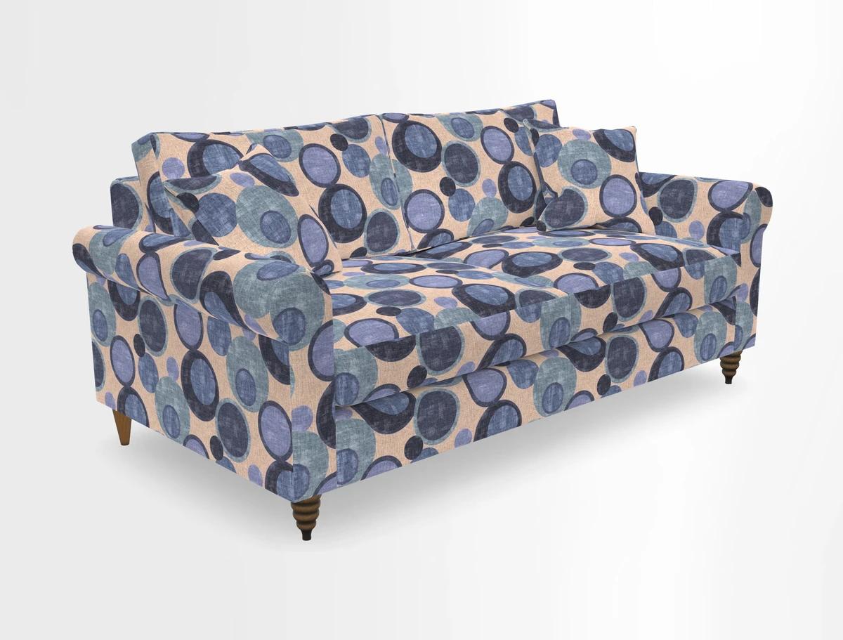 Apuldram 3 Seater Sofa in Clever Cotton Mix Mineral 