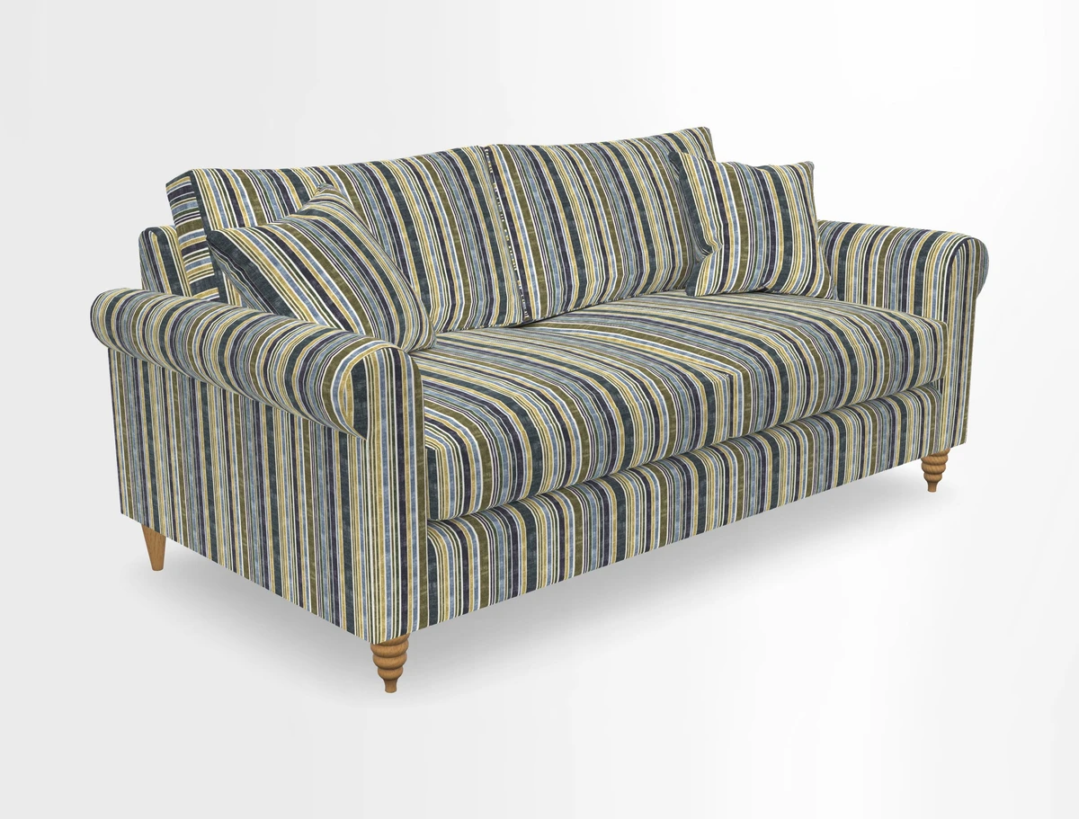 Apuldram 3 Seater Sofa in Clever Cotton Mix Mineral 