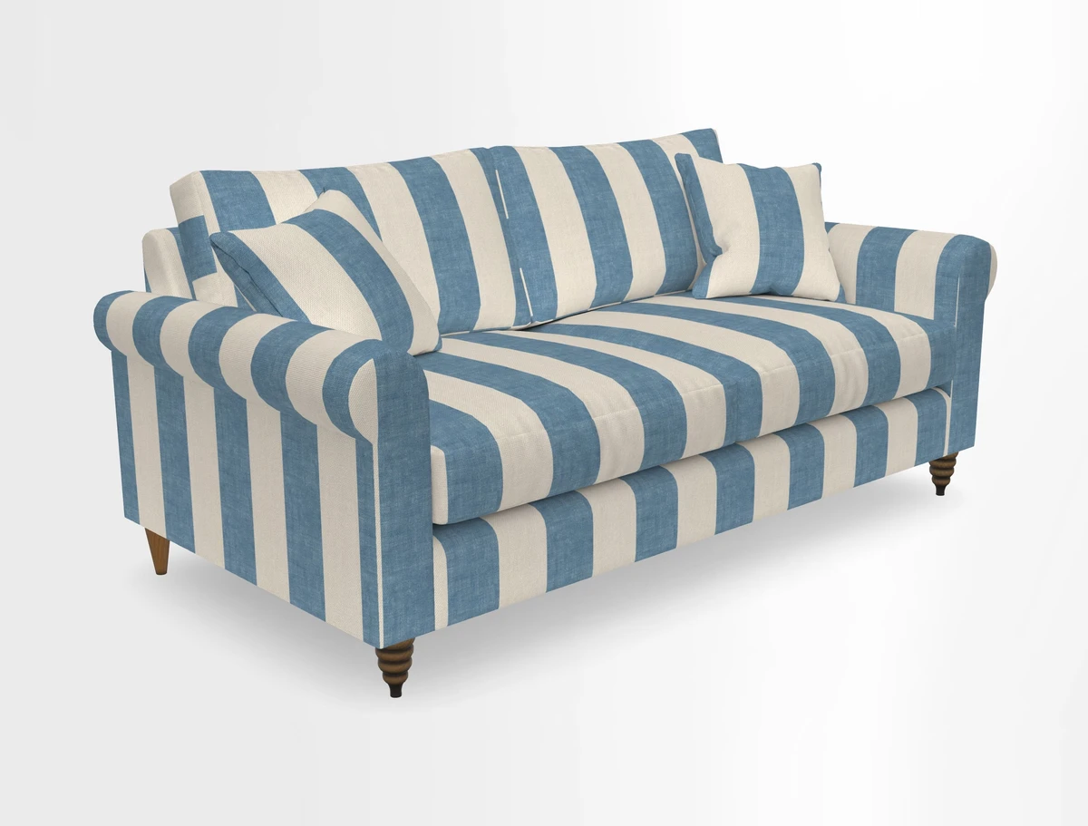 Apuldram 3 Seater Sofa in Clever Cotton Mix Mineral 
