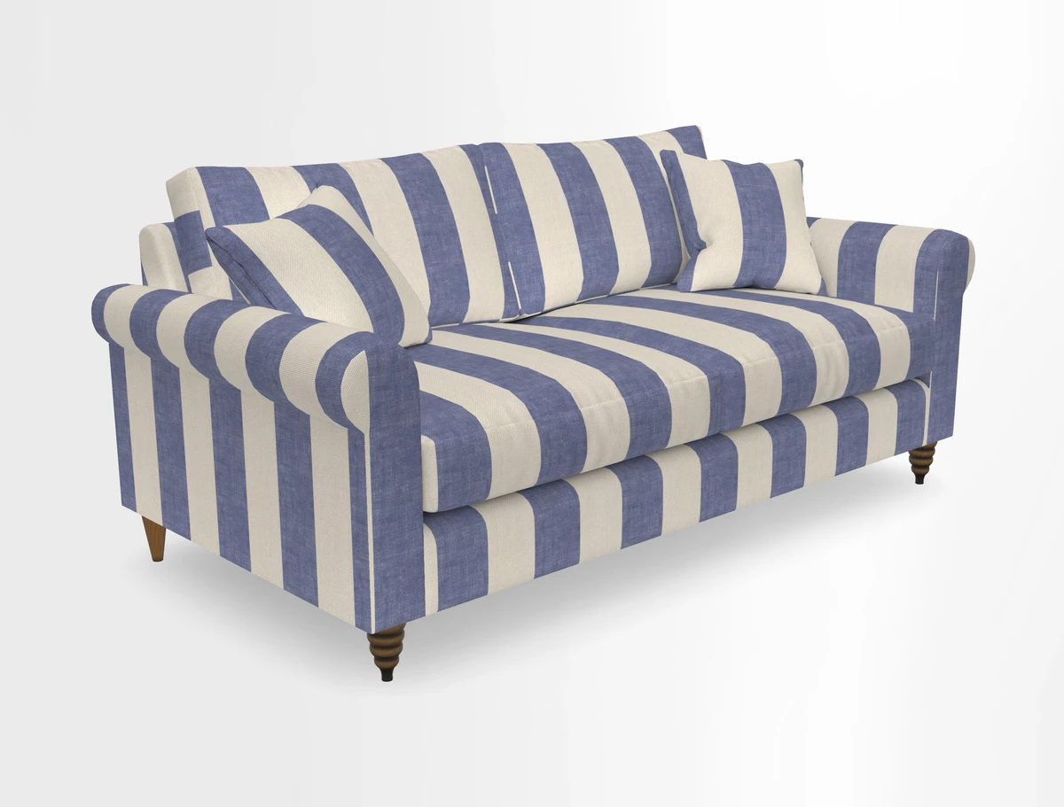 Apuldram 3 Seater Sofa in Clever Cotton Mix Mineral 