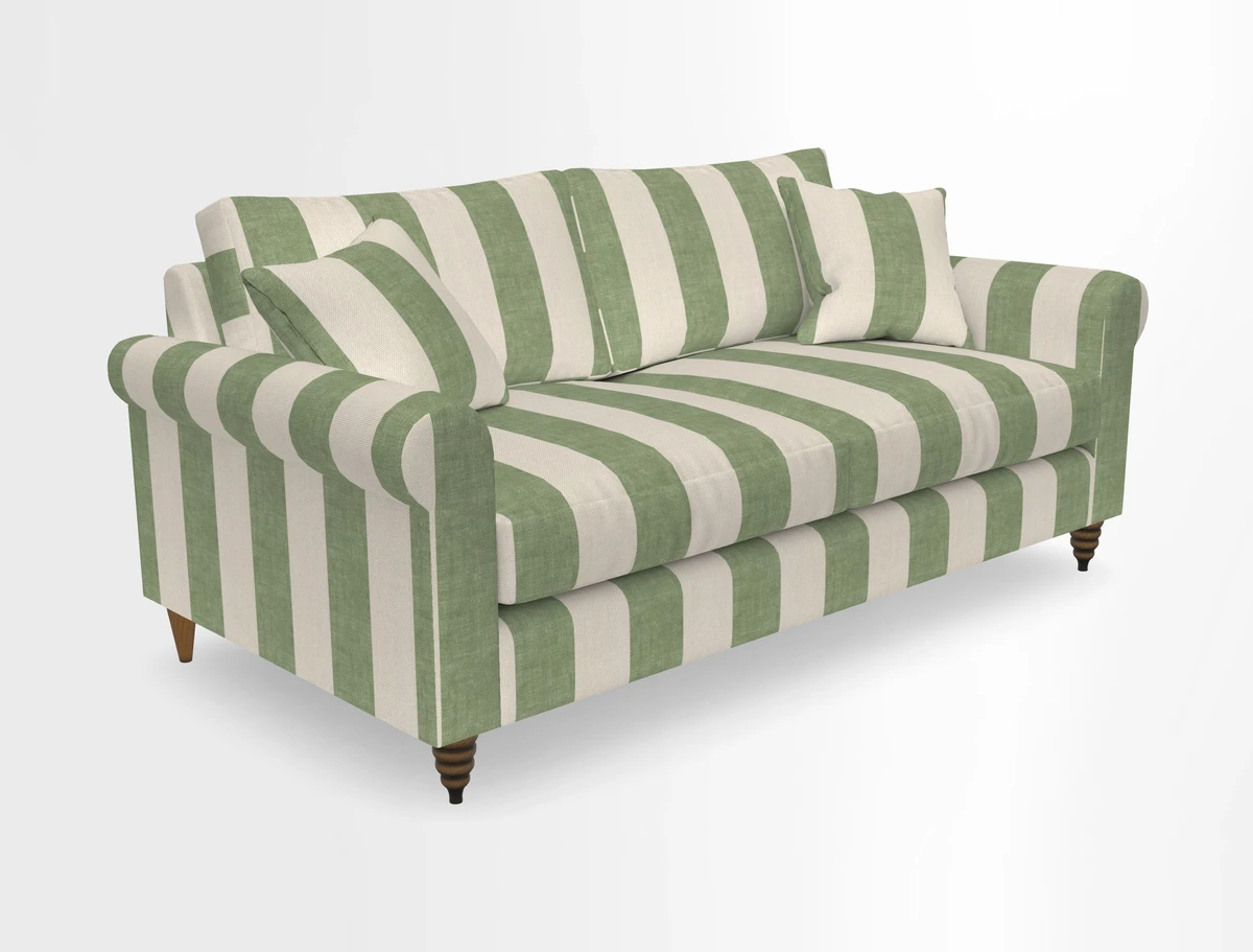 Apuldram 3 Seater Sofa in Clever Cotton Mix Mineral 