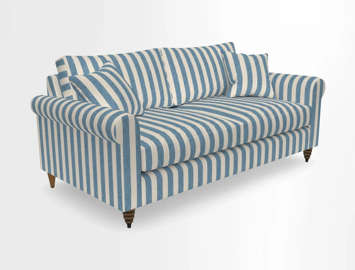 Apuldram 3 Seater Sofa in Clever Cotton Mix Mineral 
