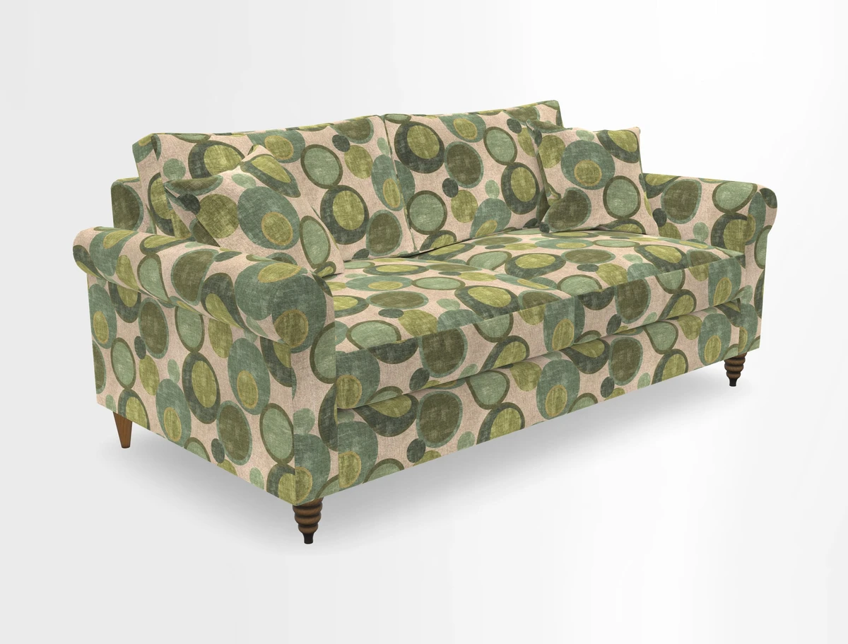 Apuldram 3 Seater Sofa in Clever Cotton Mix Mineral 