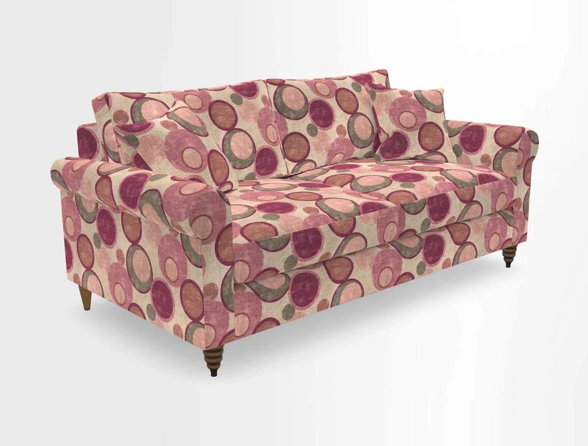 Apuldram 3 Seater Sofa in Clever Cotton Mix Mineral 