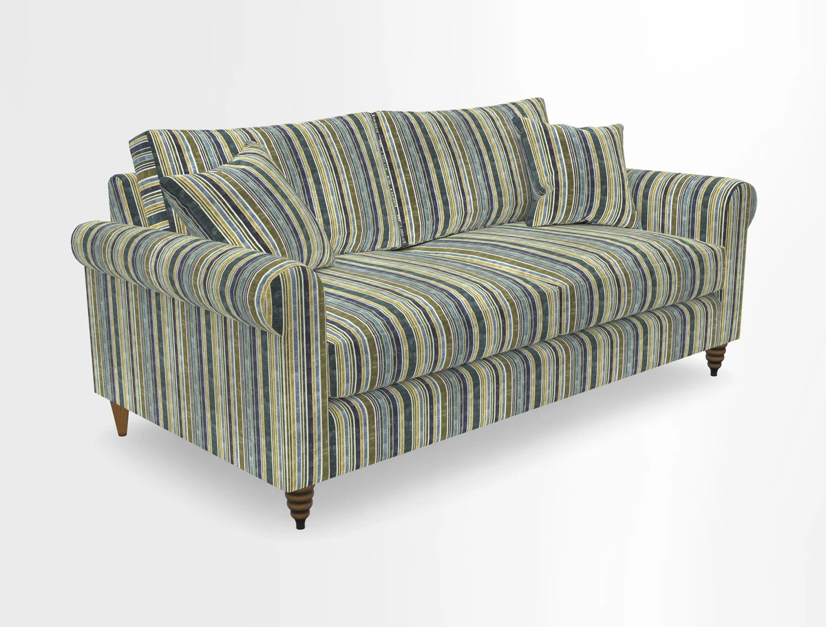 Apuldram 3 Seater Sofa in Clever Cotton Mix Mineral 