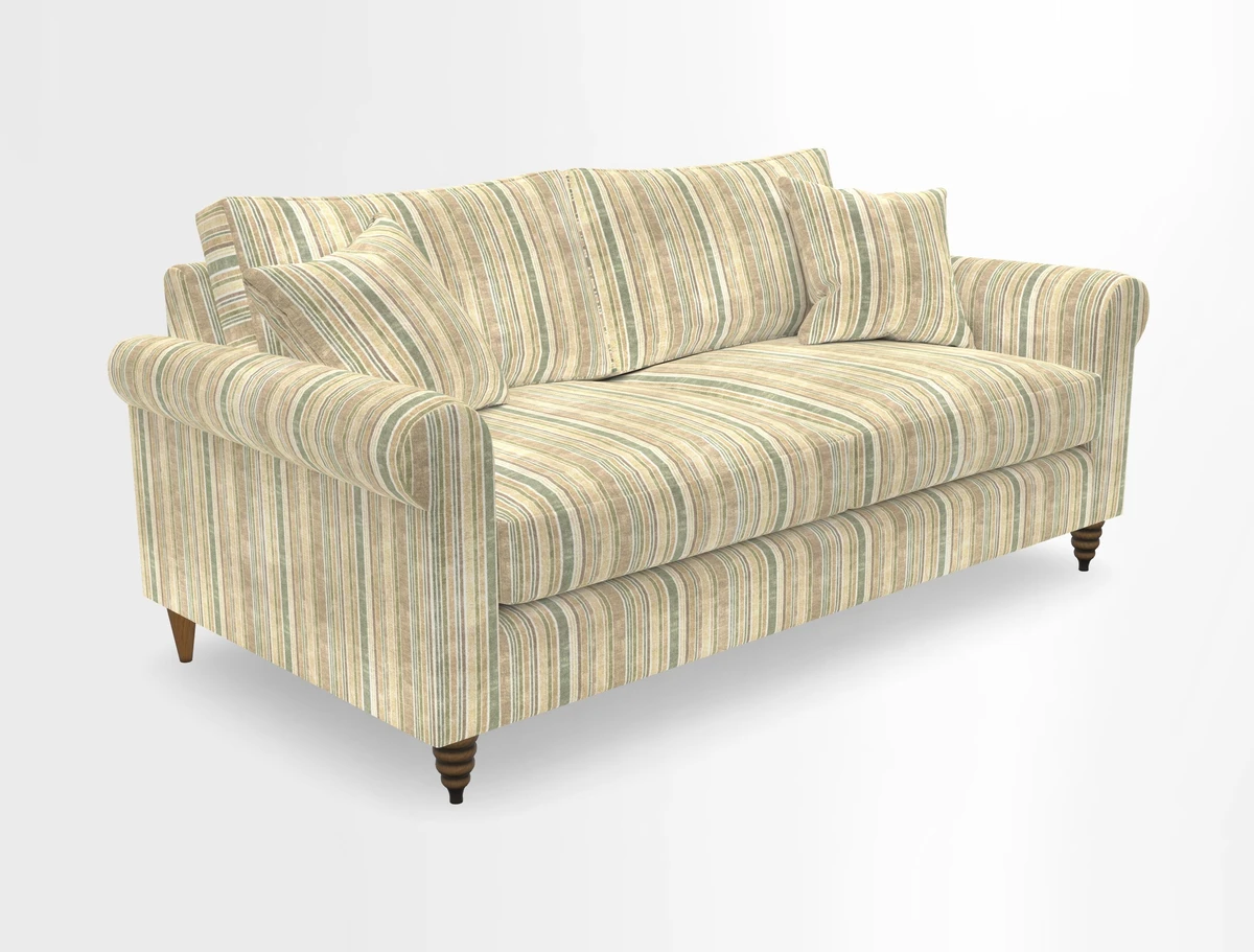Apuldram 3 Seater Sofa in Clever Cotton Mix Mineral 