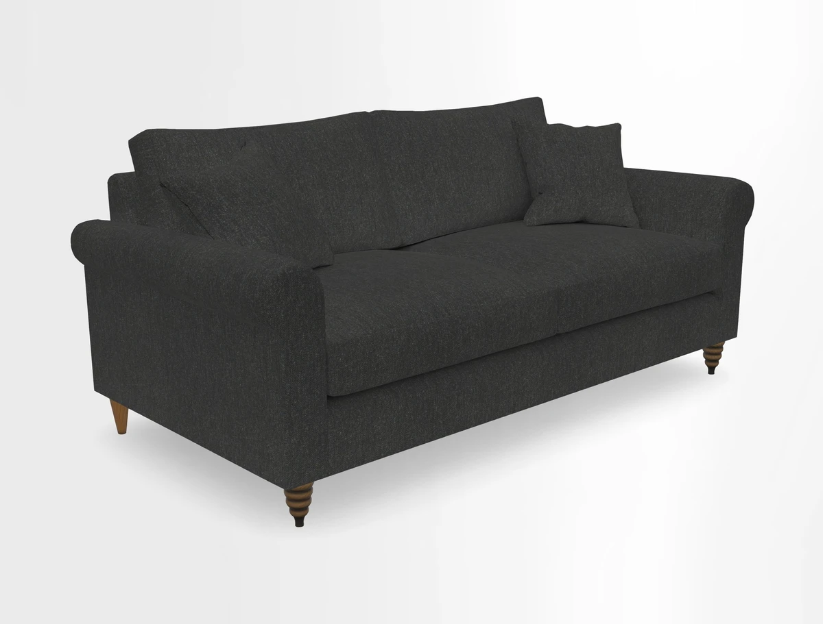 Apuldram 3 Seater Sofa in Clever Cotton Mix Mineral 