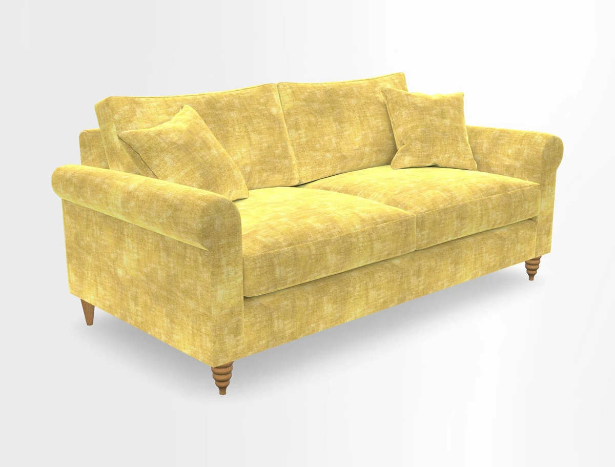 Apuldram 3 Seater Sofa in Clever Cotton Mix Mineral 