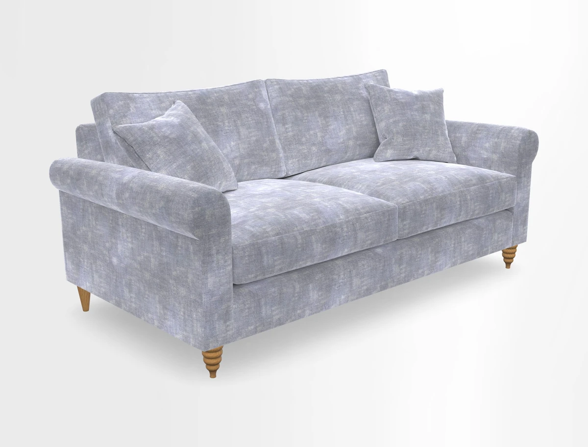 Apuldram 3 Seater Sofa in Clever Cotton Mix Mineral 